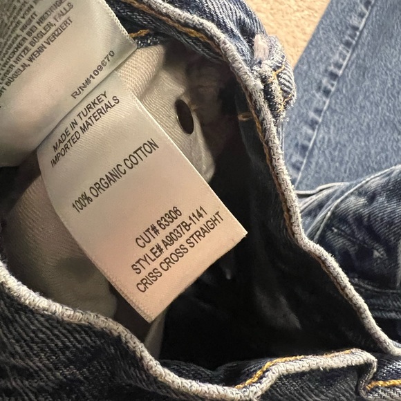 Agolde Criss Cross Straight in Range - Picture 3 of 8